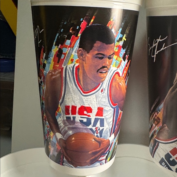 USA Basketball Collectible cups 1992 McDonald's USA Basketball "Dream Team" - Picture 7 of 8
